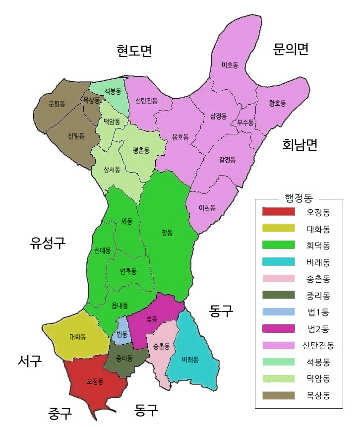 대덕구관내도