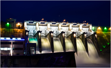 Photo - Night scene of Daecheong Dam